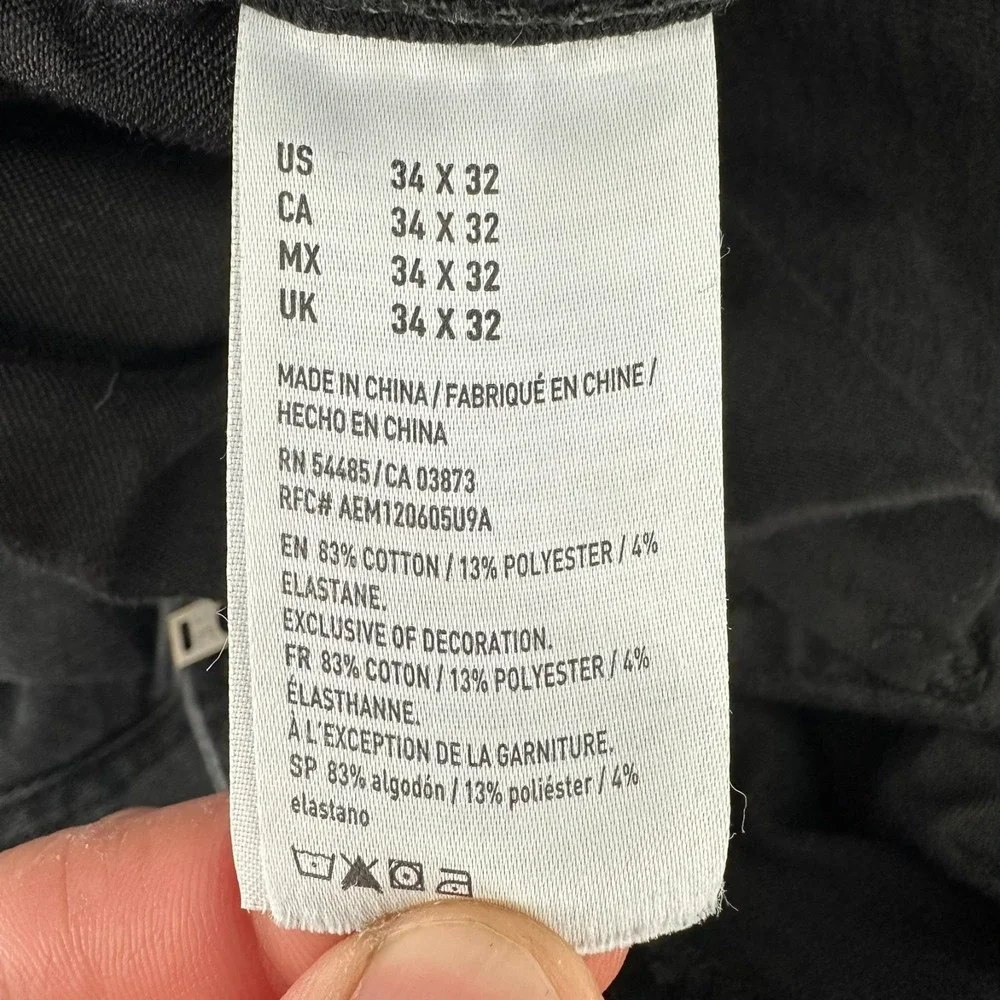 American Eagle Outfitters Jeans Womens 34x32 Slim Fit Straight Leg AEO Flex 4